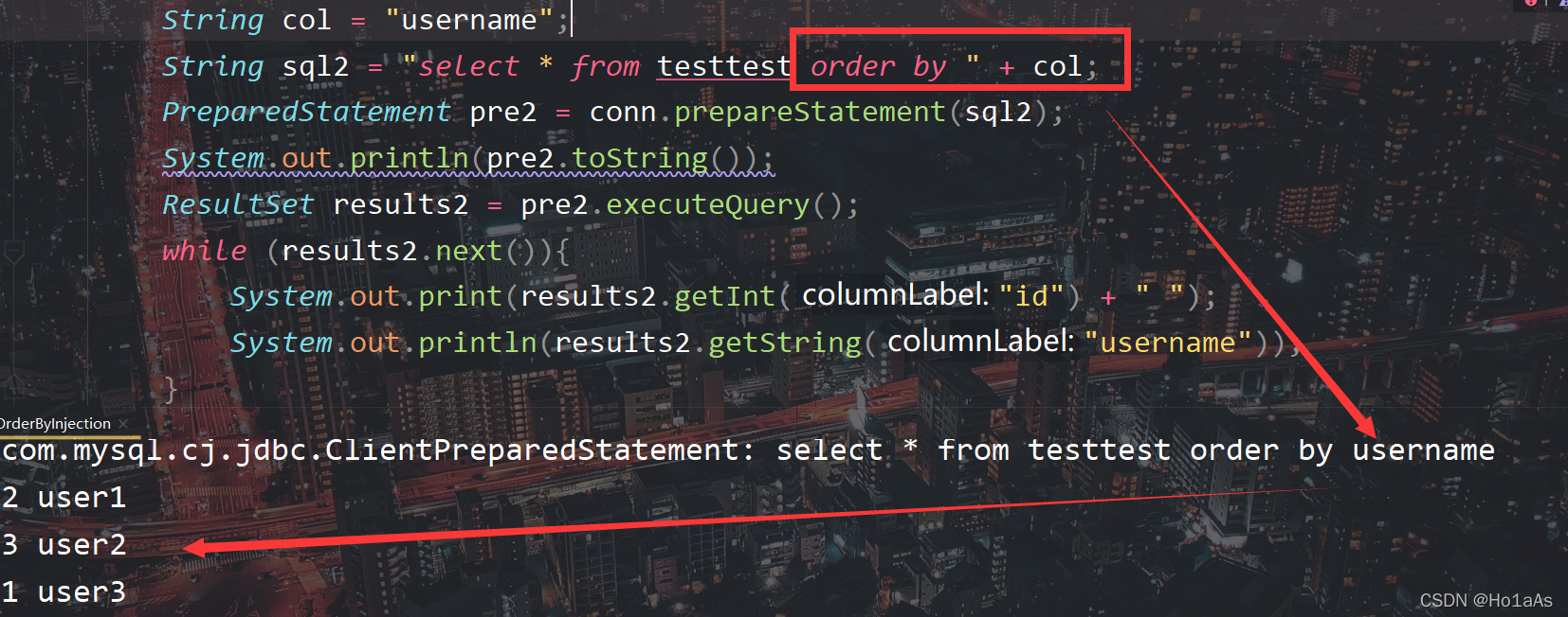 『Java安全』SQL安全-ORDER BY注入 网络技术 第3张